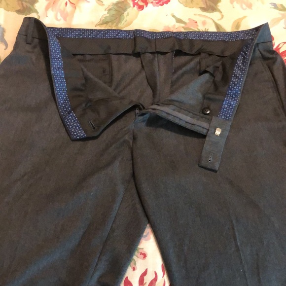 RALPH LAUREN Trouser Size 40”W 29”L Gray Flat Trouser Career Timeless $149 NEW - Picture 6 of 12